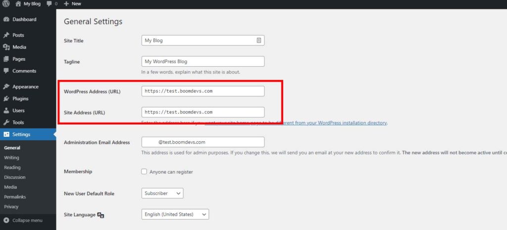 How to change domain name on WordPress
