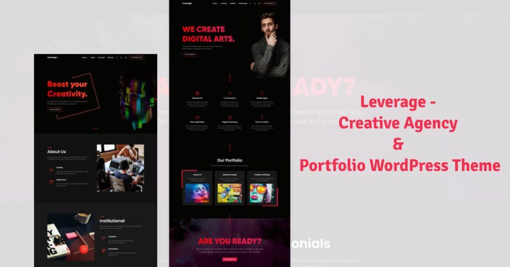 Leverage - Creative Agency & Portfolio WordPress Theme (1)