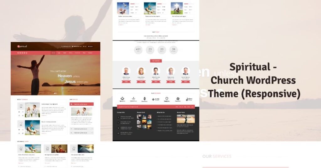 Spiritual Church WordPress Theme Responsive 1 WP Messiah