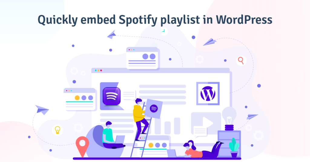 embed spotify playlist in wordpress