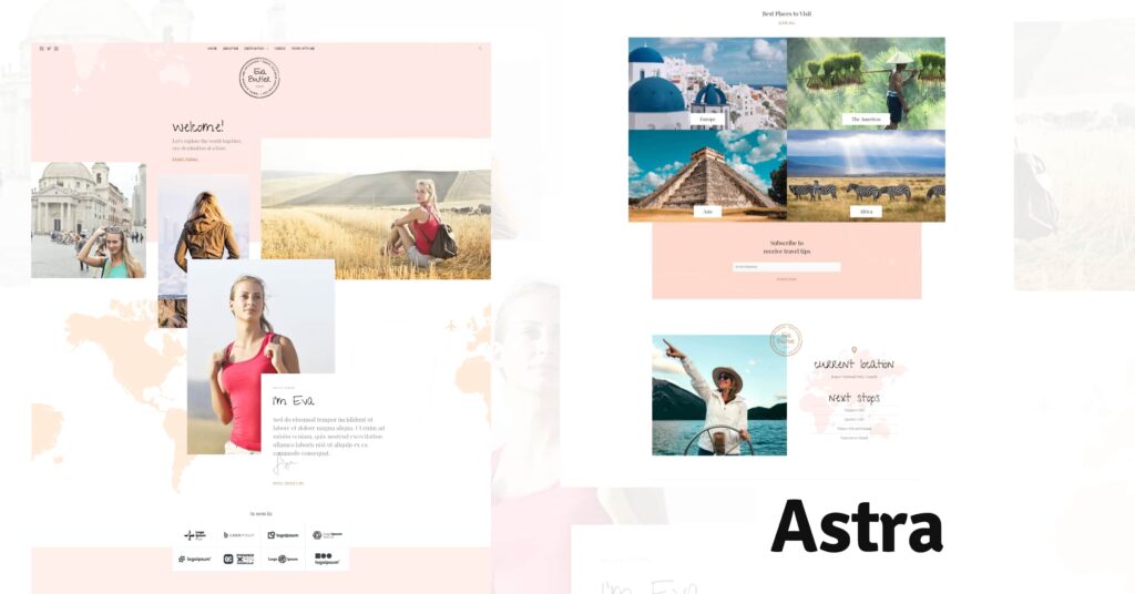 Astra for Best WordPress Themes for Travel Blogs WP Messiah