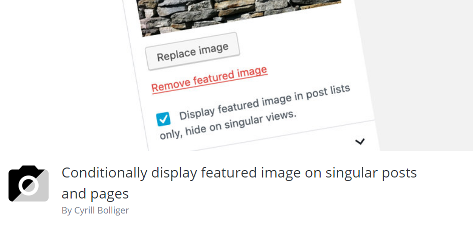 Conditionally display featured images on singular posts and pages. WP Messiah