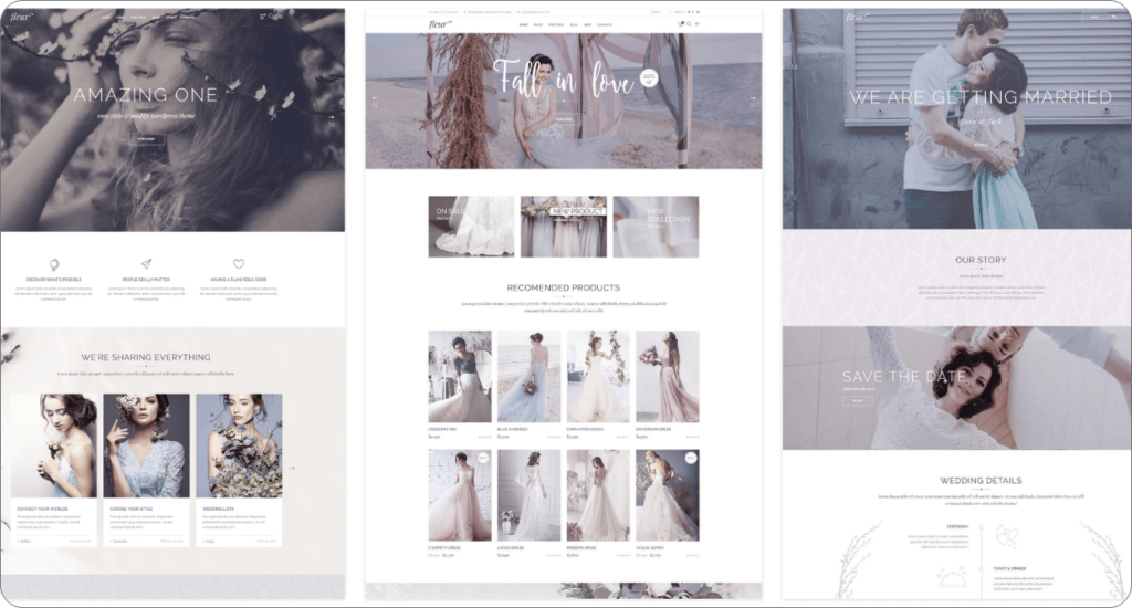 Fleur Wedding Theme min 1 WP Messiah