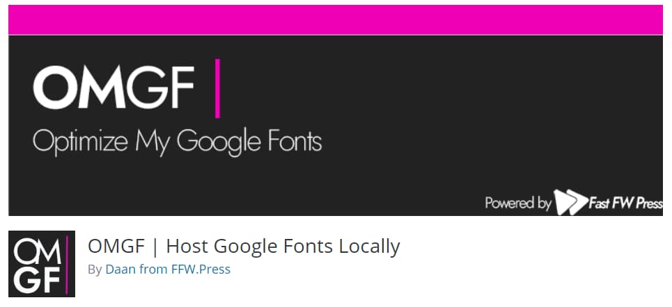 OMGF Host Google Fonts Locally WP Messiah