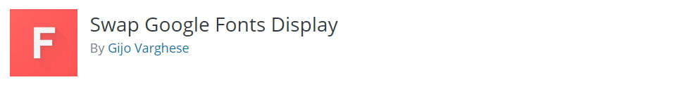 Swap Google Fonts Display WP Messiah