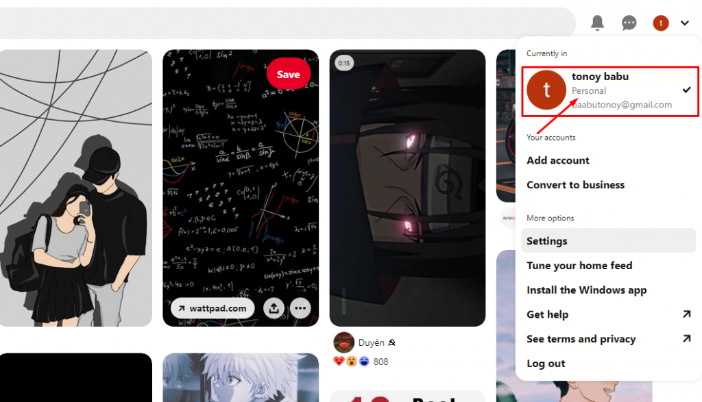Showing information about personal Pinterest AC. 1024x587 1