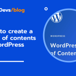 How to create a Table of Contents in WordPress?