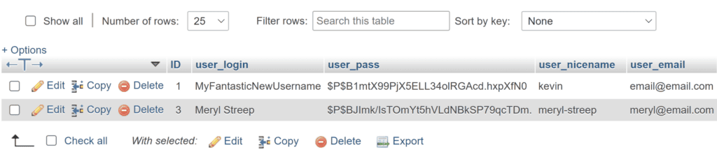 phpmyadmin4 WP Messiah