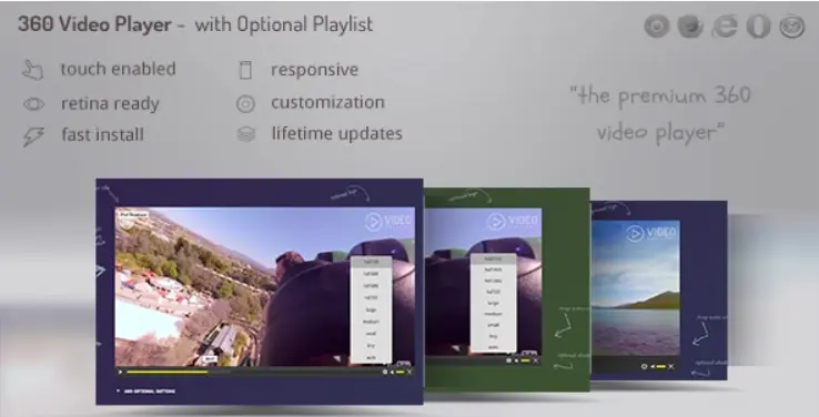 Best WordPress Video Gallery Plugin 5 360 Video Player