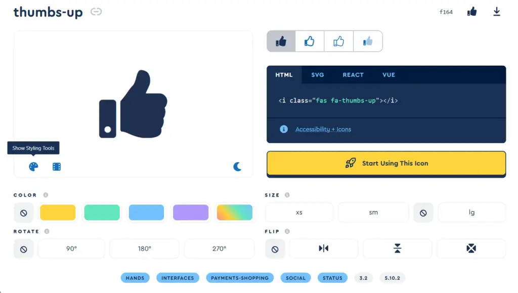 Icon ColorSizeURL