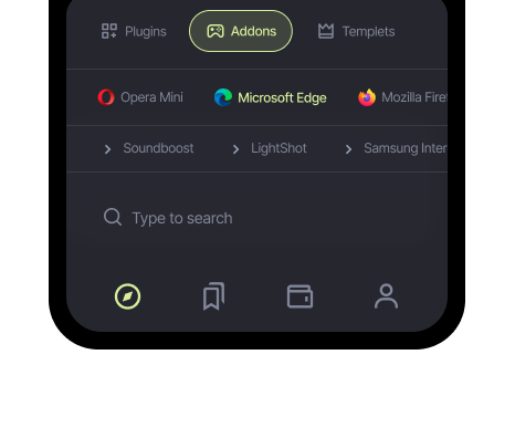 Wp Mobile Bottom Menu 16 premade design 1